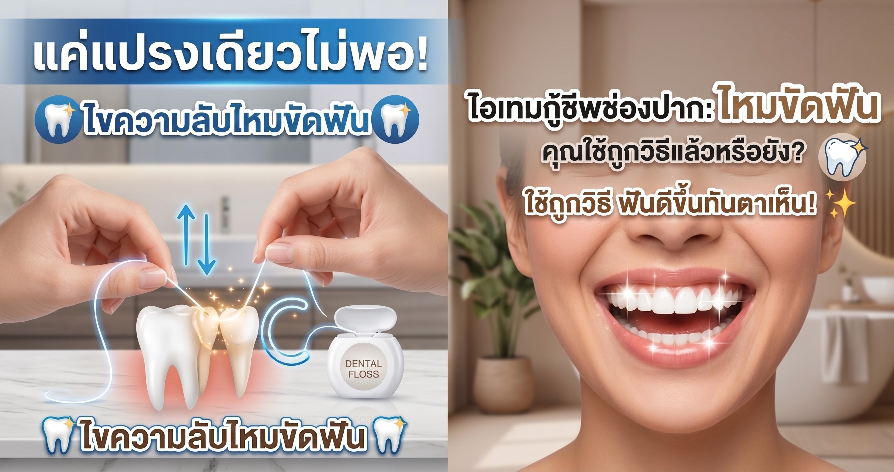 ไขความลับไหมขัดฟัน